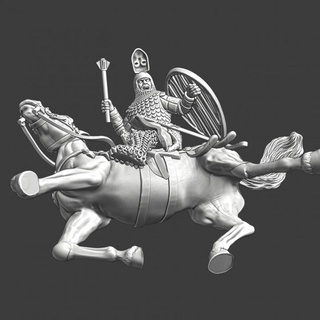 medieval russian knight wounded northern crusades miniatures Tabletop Characters & Creatures Historical Universe Store printable battle historical hobby model wargaming horse warfare tabletop 28mm scenery lake peipus novgorod downed 3d print model - Mito3D