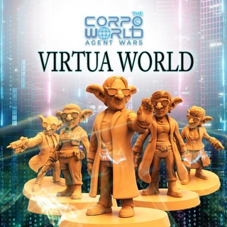 virtua mundo goblin resistência papsikels miniaturas tampo mesa personagens criaturas Sci Fi universo loja cyberpunk 3d print model - Mito3D