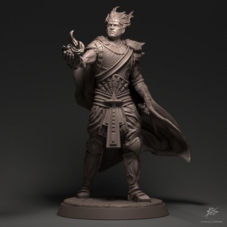 mage warrior volus 3dsofsan  Tabletop Tabletop Characters & Creatures Fantasy Universe Tabletop Tabletop Characters & Creatures Store creature mini warrior wizard miniature mage dungeonsanddragons dnd 75mm e5 3dsofsan  3d print model - Mito3D