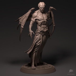 marcus ancient vampire 3dsofsan  Tabletop Tabletop Characters & Creatures Fantasy Universe Tabletop Tabletop Characters & Creatures Store ancient mini monster vampire wing blood miniature dead underworld dungeonsanddragons tabletop collectible patreon dnd marcus e5 3dsofsan  3d print model - Mito3D