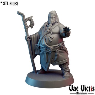 shaman pre-supported vae victis miniatures Tabletop Characters & Creatures Fantasy Universe Store fantasy magician master rpg wizard tabletop dnd voodoo 3d print model - Mito3D