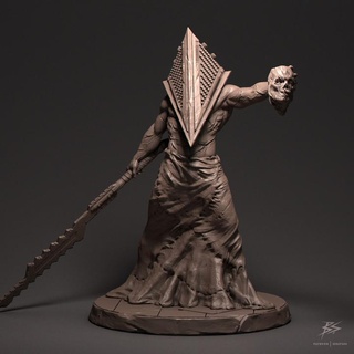 pyramid head 3dsofsan  Store demon creature head horror mini monster pyramid miniature dungeonsanddragons tabletop collectible patreon dnd silenthill e5 pyramidhead 3dsofsan  3d print model - Mito3D