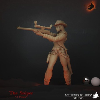 monster hunter - sniper mythologic arts Tabletop Characters & Creatures Fantasy Universe miniature tabletop hunters stls 3d print model - Mito3D