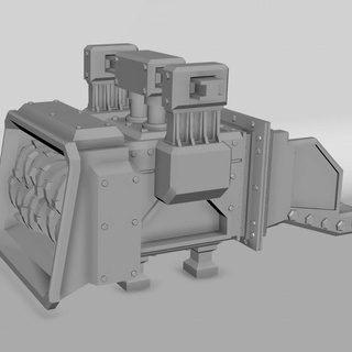 macchina macinino frantoio gaslands bit gearfire minis tavolo 3D stampabile terreno Sci Fi ariete kitbash terra desolata cargrinder 3d print model - Mito3D