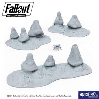 fallout wasteland warfare - print home ant nests modiphius entertainment Tabletop 3D Printable Terrain Sci-Fi terrain insect vault tabletop wargame pipboy bethesda wastelanders dwellers 3d print model - Mito3D