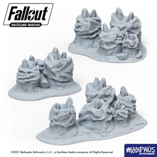 fallout wasteland warfare - print home stingwing nests modiphius entertainment Tabletop 3D Printable Terrain Sci-Fi terrain insect vault tabletop wargame bethesda wastelanders dwellers 3d print model - Mito3D
