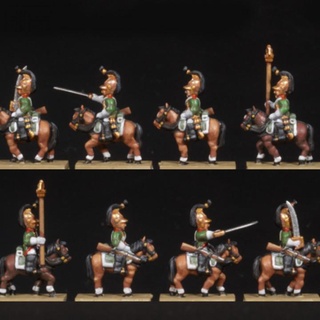6-15mm french cavalry cuirassiers dragoons chasseurs hussars grenadiers cheval & mamelukes nap-fr-10 henry turner Tabletop Characters Creatures Historical Universe black epic supportless europe napoleon 6mm 10mm 15mm powder napoleonic asunder 3d print model - Mito3D