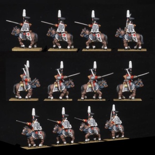 6-15mm russian cavalry cuirassiers dragoons hussars uhlans cossacks & chevalier garde nap-ru-8 henry turner Tabletop Characters Creatures Historical Universe black epic russia supportless europe napoleon 6mm 10mm 15mm powder napoleonic asunder 3d print model - Mito3D