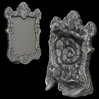 specchio imitare Jamie breve tavolo personaggi creature fantasia universo mini 3d print model - Mito3D