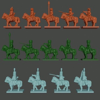 6-15mm spanish cavalry mounted grenadiers dragoons hussars cazadores guerilla lancers & garrochistas nap-es-5 henry turner Tabletop Characters Creatures Historical Universe black epic war supportless europe spain napoleon 6mm 10mm 15mm powder napoleonic asunder peninsular guerillas 3d print model - Mito3D