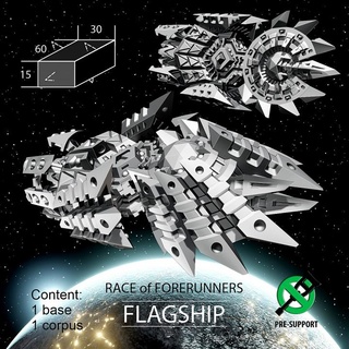 flagship forerunners race van Tabletop Characters & Creatures Sci-Fi Universe Vehicles Machines Store miniatures sci-fi space spaceship 3dprint boardgames tabletop spacecraft board games stellar ti4 3d print model - Mito3D