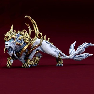 byakko mystic armored 1 2 mini monster mayhem Tabletop Characters & Creatures Fantasy Universe Store beast cat chinese fantasy figurine gaming japanese tiger tabletop asian feline 5e 3d print model - Mito3D