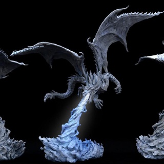 vile steel dragon flight mini monster mayhem Tabletop Characters & Creatures Fantasy Universe Store fantasy gaming medieval fire miniature flying tabletop breathing 5e 3d print model - Mito3D