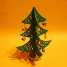 christmas tree & garden 3d print model - Mito3D