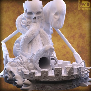 deadly sorcerers dice tower snee 3d Tabletop accessories Store deathly cr10 sorcerer ttrpg hollows 3d print model - Mito3D