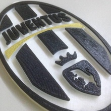 juventus logosu sanat hayranı futbol logo 3d print model - Mito3D