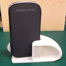 organic mobile phone speaker gadgets & electronics mobilephone 3d print model - Mito3D