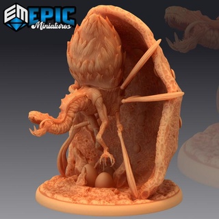 neogi nest dune crawler desert encounter epic-miniatures Store egyptian fantasy medieval monster rpg warhammer sla enemy tabletop dungeon dnd pathfinder npc pre-supported supported pre 3d print model - Mito3D