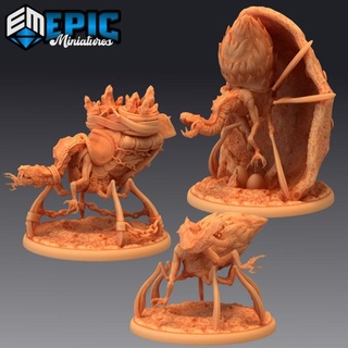 neogi set dune crawler desert encounter epic-miniatures Store egyptian fantasy medieval monster rpg warhammer sla enemy tabletop dungeon dnd pathfinder npc pre-supported supported pre 3d print model - Mito3D