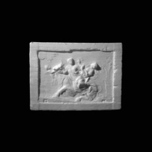 relevo representando adbuction europa parc del laberint d'horta barcelona scan grego mitologia zeus júpiter 3d print model - Mito3D