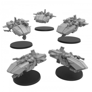 perfect sons attack speeders - presupported thatevilone Tabletop Characters & Creatures Sci-Fi Universe Vehicles Machines aircraft children horus vehicle land skimmer marine flyer speeder 28mm bolter flamer emperors heresy grav melta volkite graviton 3d print model - Mito3D