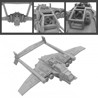 nemitas strike bomber - presupported thatevilone Tabletop Characters & Creatures Sci-Fi Universe Vehicles Machines aircraft support top fire heavy flying huge air destroyer tail turret close fortress marauder direct strategic 3d print model - Mito3D