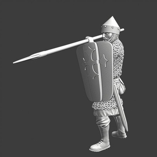 lithuanian orthodox spearman northern crusades miniatures Tabletop Characters & Creatures Historical Universe Store battle gaming guard medieval model spear wargaming warrior miniature saule warfare infantry 28mm baltic tribes militia 1236 luthuania 3d print model - Mito3D