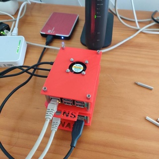 raspberry pi stack mount nuno facha case rack 3d print model - Mito3D