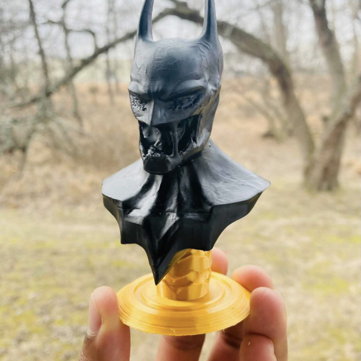 nightmare batman - bust statue openfigure 3d bat head joker man marvel dc superman comics sculpt league justice harleyquinn wayne bruce bat-man openfigure3d 3D print model - Mito3D