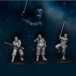 3x merchant guard davale games Tabletop Characters & Creatures Fantasy Universe fantasy wargames miniature 3dprint 3dprinting patreon 28mm dnd frostgrave tabletopgames humans davalegames 3d print model - Mito3D