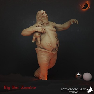 grande boi mitologico letras mesa caracteres criaturas fantasía universo monstruo zombi miniatura slts 3d print model - Mito3D
