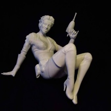 thirst zapper girl fan art fallout4 digitalsculpture mudbox bethesda pinup 3d print model - Mito3D