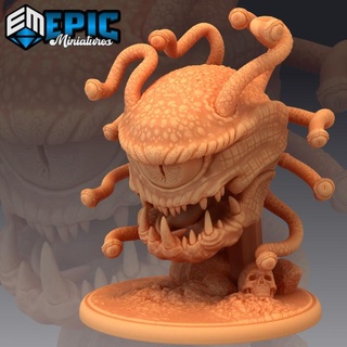eye tyrant shadow ruler classic boss encounter multi dark creature epic-miniatures fantasy medieval monster rpg warhammer sla enemy tabletop dungeon dnd pathfinder npc beholder pre-supported supported pre mutli 3d print model - Mito3D