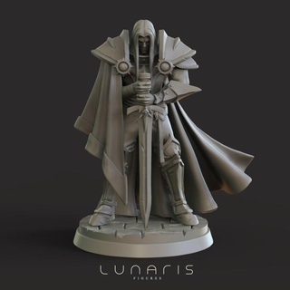 gallant lunaris figures Tabletop Characters & Creatures Fantasy Universe Store fantasy knight sword warrior cape slayer dungeon dnd 3d print model - Mito3D