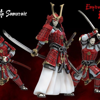 shogunat samouraïs héros infini boutique dragon épique fantaisie Japon mini modèle rpg miniature jeu plateau base rôle table shogun ogre guerre donjon samouraï guerriers impératrice éclaireur héroïne kitsune ninjas Ronin ragingheroes imbéciles 3d print model - Mito3D