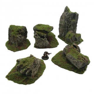 roccia impostato rg cappella tavolo 3D stampabile terreno rocce scenario 3d print model - Mito3D
