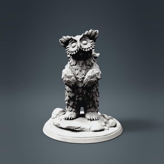 baby polar owlbear clynche art Tabletop Characters & Creatures Fantasy Universe Store tabletop dnd 3d print model - Mito3D