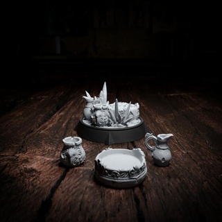 ritual buque apuntalar subir nigromante cripta estudios mesa 3D imprimible terreno fantasía rpg calabozo d itens 3d print model - Mito3D