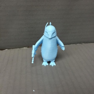 penguin fett alex Fan Art Action Figures bobafett 3d print model - Mito3D