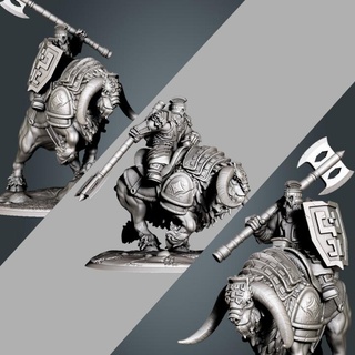 dwarf mount 3 poses clynche art Tabletop Characters & Creatures Fantasy Universe Store tabletop dnd 3d print model - Mito3D