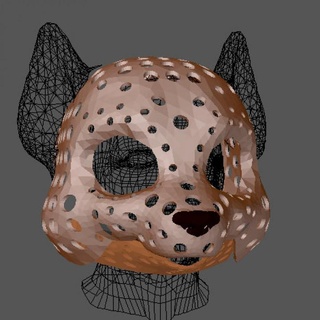 fursuit puppet head base versión 84 lindo dibujos animados perro Markus accesorios cosplay mascaras cascos disfraz cabeza máscara 3d print model - Mito3D