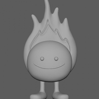 itfaiyeci kavanoz yolculuğu hayran Sanat aksiyon rakamlar Şirin maskot ateş güzel kanka flama atmak 3d print model - Mito3D
