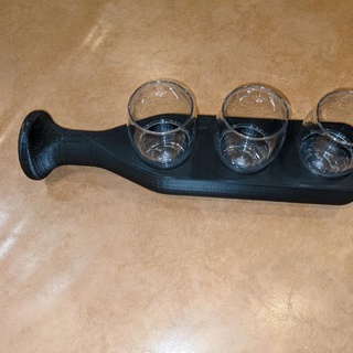 beisebol bastão Cerveja voar Brian casa jardim cozinha jantar álcool bebida bebendo suporte copo remo 3d print model - Mito3D