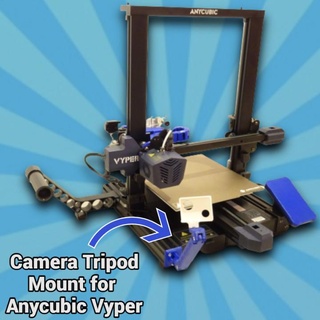 anycubic vyper camera tripod creative electronics Build a 3D Printer Gadgets & Electronics Cameras Photography Action action timelapse actioncamera octoprint 3d print model - Mito3D
