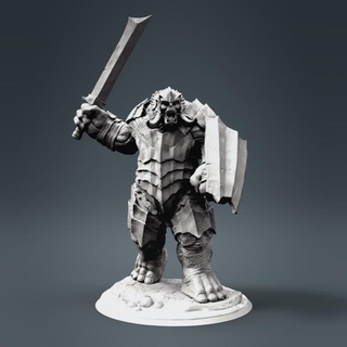 blindado provocador espada clinche arte tampo mesa personagens criaturas fantasia universo loja armaduras dnd 3d print model - Mito3D