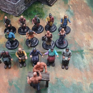 medieval citizens philip sin's miniatures Tabletop Characters & Creatures Historical Universe blacksmith collection fantasy human rpg set warhammer character hunter priest cook tabletop village villager d&d farmer dnd pathfinder npc 3d print model - Mito3D
