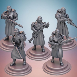 St compagnie soldats chevaliers zbsminiatures 40k rpg sci wargaming marteau guerre table jeu starfinder forgedudestin zbs 3d print model - Mito3D
