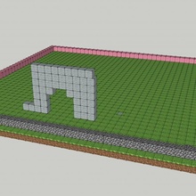javier minecraft castelo 3d print model - Mito3D