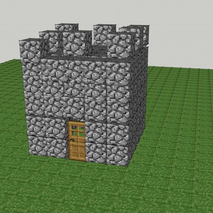 woo keat minecraft château 3D print model - Mito3D