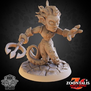merman fighter pre-supported included dice heads Tabletop Characters & Creatures Fantasy Universe mermaid d&d dnd presupported mermanfigter 3d print model - Mito3D